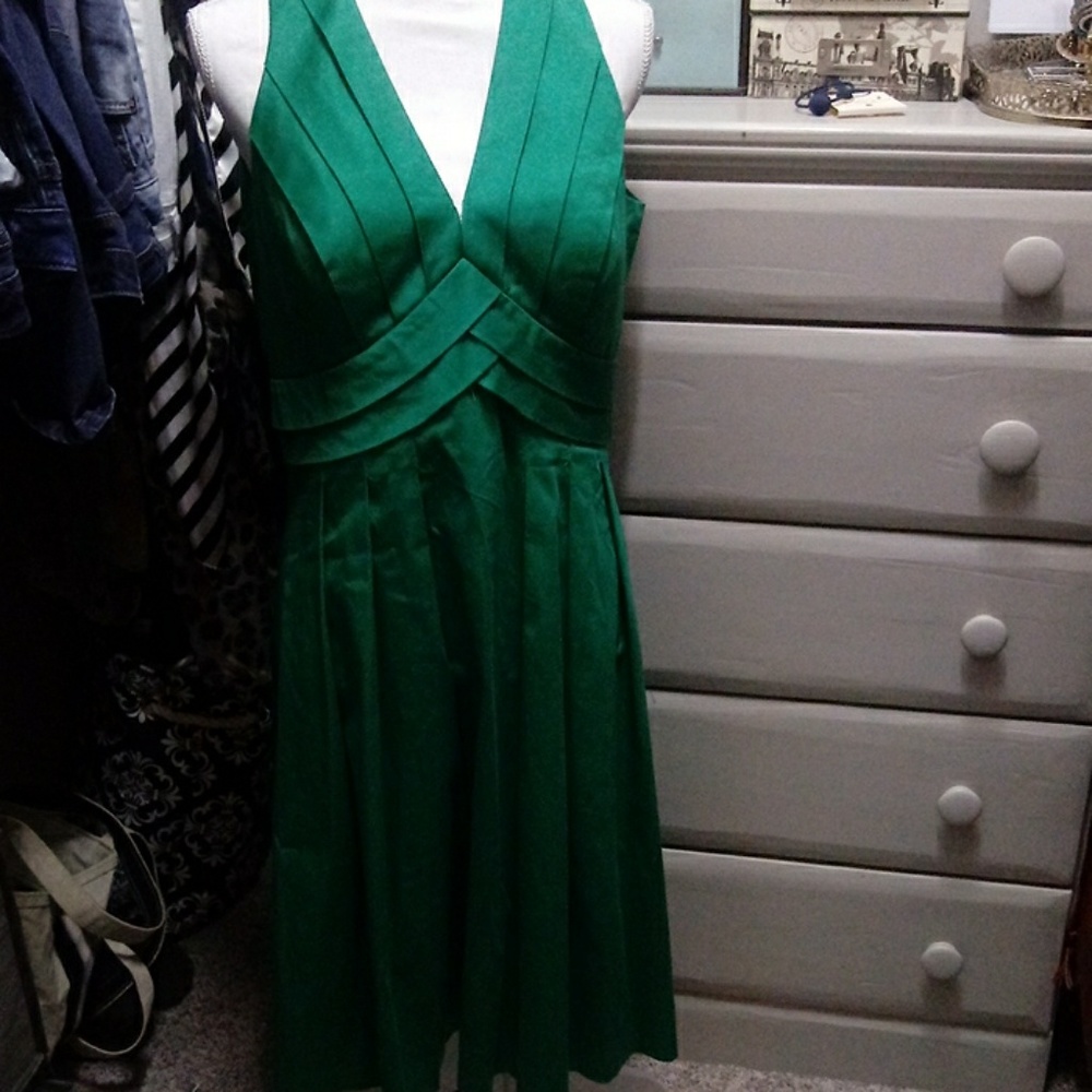 Calvin Klein Emerald Green Dress